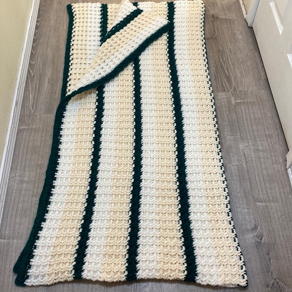 Handmade Other - THROW BLANKET • CROCHET 🧶 • HAND MADE • SZ. 56” X 52”